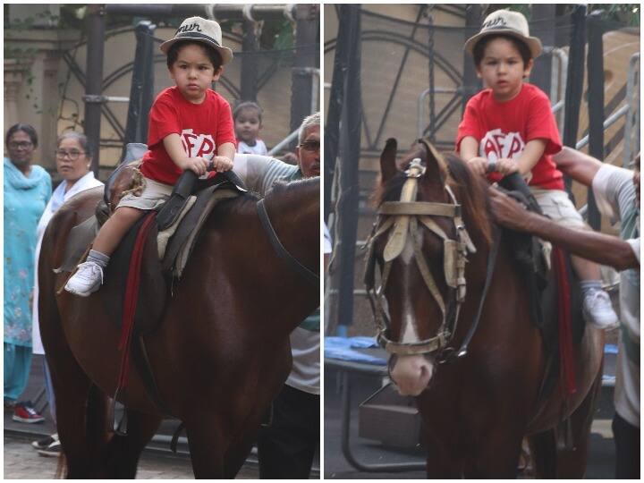 पैदाइश के साथ लाइमलाइट में बने रहने वाले अभिनेत्री करीना कपूर खान और सैफ अली खान के बेटे तैमूर अली खान की लेटेस्ट तस्वीरें हम आपके लिए लेकर आए हैं. (तस्वीर: मानव मंगलानी)