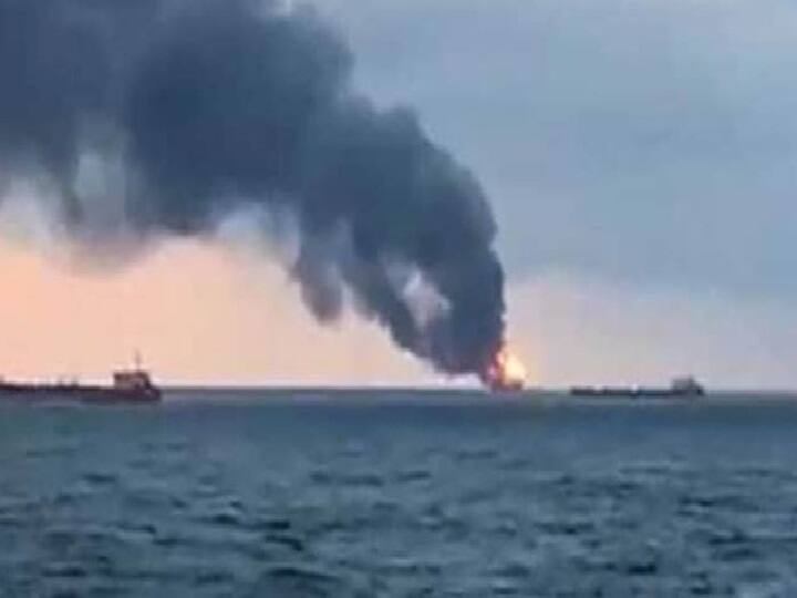 Ships with Indian crews catch fire in Russia रूसी तट के पास गैस से भरे 2 पोत में आग लगने से 11 की मौत, 15 भारतीय भी थे सवार