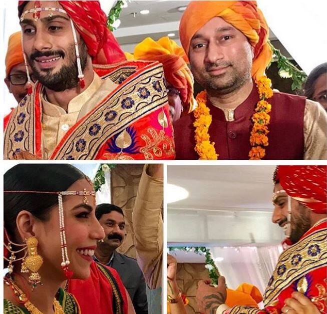 बॉलीवुड अभिनेता प्रतीक बब्बर ने कल लखनऊ में गर्लफ्रेंड सान्या सागर के साथ शादी रचा ली. दोनों ने यहां परिवार और कुछ करीबी लोगों की मौजूदगी में सात फेरे लिए. सोशल मीडिया पर इनकी शादी की कुछ तस्वीरें देखने को मिली हैं. आप भी देखें