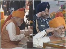 Photos: 70वें गणतंत्र दिवस पर प्रधानमंत्री नरेंद्र मोदी ने अमर जवान ज्योति पर शहीदों को दी श्रद्धांजलि