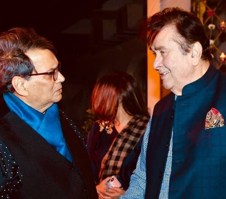 सुभाष घई की बर्थडे पार्टी में रणधीर कपूर ने भी शिरकत की. (तस्वीर: मानव मंगलानी)