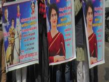 पोस्‍टरवारः प्रियंका बनीं मणिकर्णिका, गोरखपुर से प्रत्‍याशी बनाने की मांग