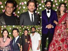 In Pics: राज ठाकरे के बेटे के रिस्पेशन में सजी सलमान-शाहरुख से लेकर इन बॉलीवुड सितारों की महफिल