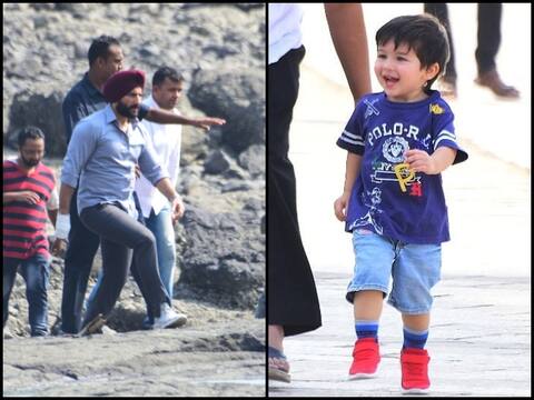 IN PICS: ‘सेक्रेड गेम्स’ के सेट पर खेलते-कूदते नज़र आए तैमूर, शूटिंग करने साथ ले गए थे सैफ अली खान IN PICS: ‘सेक्रेड गेम्स’ के सेट पर खेलते-कूदते नज़र आए तैमूर, शूटिंग करने साथ ले गए थे सैफ अली खान