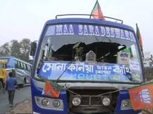 बंगाल: अमित शाह की रैली के बाद गाड़ियों में तोड़फोड़, BJP बोली- राज्य में तालिबानी राज