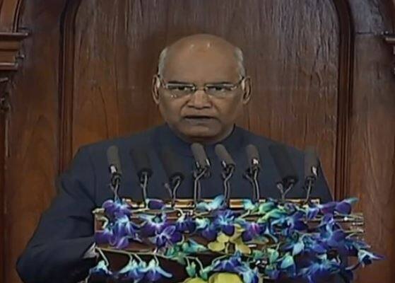 4.5 साल में देश की औसत आर्थिक वृद्धि दर 7.3%, भारत छठी सबसे बड़ी अर्थव्यवस्था वाला देश बना- राष्ट्रपति Budget 2019 Ram Nath Kovind said country average economic growth in last four an a half year is 7.3 percent 4.5 साल में देश की औसत आर्थिक वृद्धि दर 7.3%, भारत छठी सबसे बड़ी अर्थव्यवस्था वाला देश बना- राष्ट्रपति