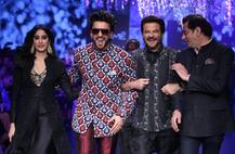 रणवीर सिंह और चाचा अनिल कपूर के साथ रैंप पर उतरीं जाह्नवी कपूर, बेहद खूबसूरत हैं तस्वीरें