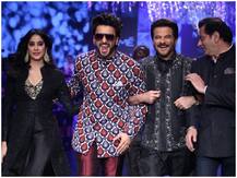 रणवीर सिंह और चाचा अनिल कपूर के साथ रैंप पर उतरीं जाह्नवी कपूर, बेहद खूबसूरत हैं तस्वीरें