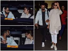 In Pics: न्यूजीलैंड से लौटे विरुष्का, अनुष्का शर्मा को फ्रंट सीट पर बैठाकर विराट कोहली ने की ड्राइविंग