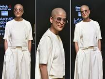 Lakme Fasion Week में रैंप पर उतरीं ताहिर कश्यप, अपने कॉन्फिडेंस से जीता सबका दिल