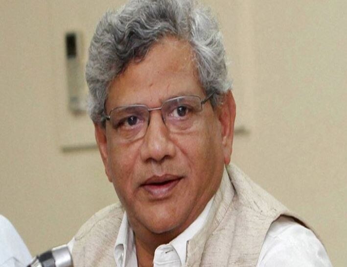 Sitaram Yechury Attacks Both BJP and Mamata Banerjee Over Kolkata Protest SC का आदेश पश्चिम बंगाल सरकार के गाल पर करारा तमाचा है- सीताराम येचुरी