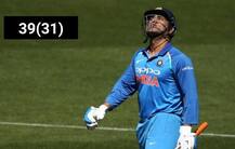 T-20 क्रिकेट में धोनी ने 5 बार टीम इंडिया के लिए सर्वाधिक रन बनाए हैं, हर बार नसीब हुई हार