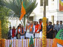 अमित शाह ने महागठबंधन से पूछा- बीजेपी का PM चेहरा नरेंद्र मोदी, आपके कौन हैं?