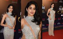 खूबसूरत सिल्वर गाउन पहन \'फिल्मफेयर ग्लैमरस एंड स्टाइल अवॉर्ड्स\' में पहुंची जाह्नवी कपूर, देखें तस्वीरें