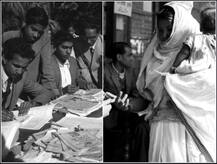 पहले आम चुनाव में 8,200 टन स्टील के बैलेट बॉक्स और 3 लाख 89 हज़ार 816 स्याही की शीशियों का हुआ था इस्तेमाल