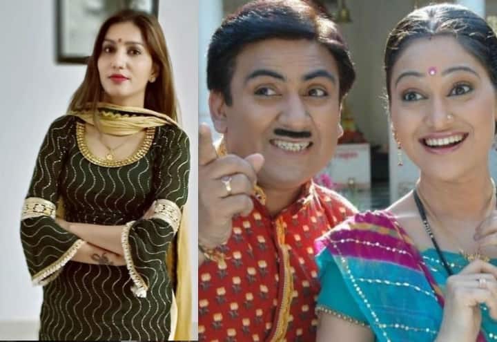 Sapna Chaudhary plays Daya Ben's acting on Tik Talk on 'तारक मेहता...' की दया बेन के रोल में नजर आईं सपना चौधरी, जानें क्या है पूरा मामला
