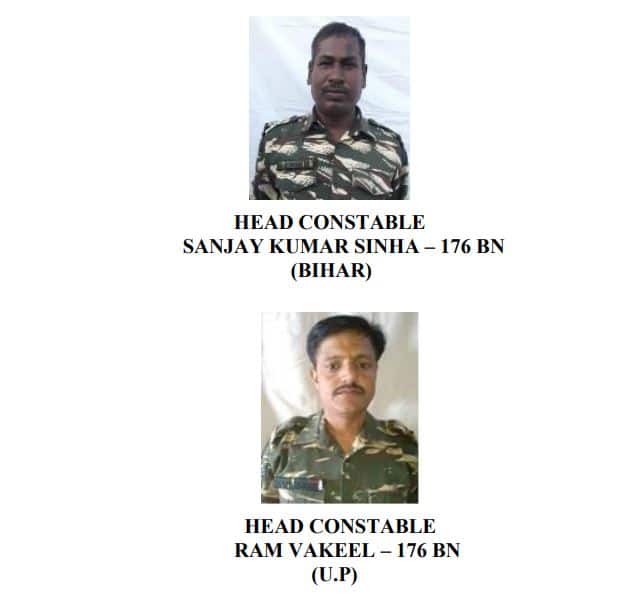 176वीं बटालियन के बिहार के हेड कॉन्स्टेबल संजय कुमार सिन्हा और 176वीं बटालियन के उत्तर प्रदेश के हेड कॉन्स्टेबल राम वकील पुलवामा हमले में शहीद हुए.