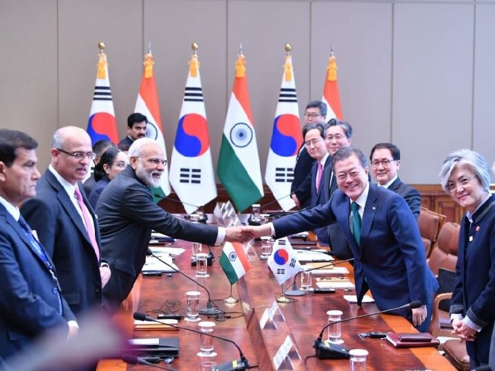 PM Modi South Korea Visit: Narendra Modi on Moon Jae In And Pulwama Attack दक्षिण कोरिया के राष्ट्रपति से मिलने के बाद बोले PM मोदी- आतंकवाद के खिलाफ मिलकर लड़ेंगे