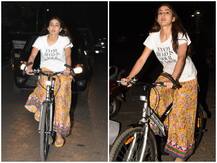 VIDEO: देर रात मुंबई की सड़कों पर साइकिल चलाती दिखीं सारा अली खान, यहां देखिए तस्वीरें और वीडियो