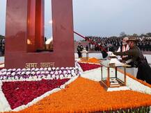 IN PICS: पीएम मोदी ने राष्ट्र को समर्पित किया राष्ट्रीय समर स्मारक, पत्थरों पर लिखे गए हैं 26 हजार शहीदों के नाम