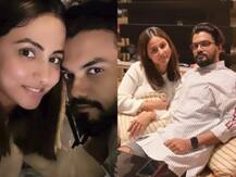 ब्यॉयफ्रेंड रॉकी के साथ रोमांटिक डेट पर हैं ग्लैमरस अभिनेत्री हिना खान