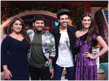 \'द कपिल शर्मा शो\': कीकू शारदा का सवाल सुन पोल पर चढ़ गए कार्तिक आर्यन, देखें वीडियो