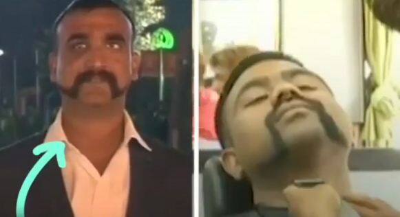  ऐसे में बेंगलुरु में एक हेयर कटिंग सैलून अपने ग्राहकों को विंग कमांडर अभिनंदन की तरह लुक पाने वाले लोगों की फ्री में मूंछे और हेयरस्टाइल बना रहा है. 
