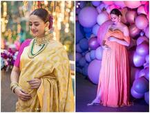 गोदभराई की रस्म में सुरवीन चावला ने फ्लॉन्ट किया बेबी बंप, सामने आई खास तस्वीरें