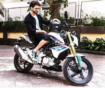 बाइक के साथ पोज देते हुए खूब हैंडसम लगते हैं शाहिद कपूर, देखें ये तस्वीरें