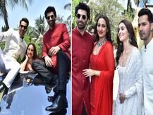 In Pics: \'कलंक\' के टीजर लॉन्च पर मस्ती करते हुए पहुंची टीम, देखें खास तस्वीरें