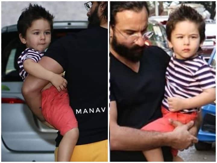 taimur Ali khan changes his hairstyle and the latest summer look viral over social media VIDEO: तैमूर ने बदला हेयरस्टाइल, अब लेटेस्ट समर लुक हो रहा है खूब वायरल