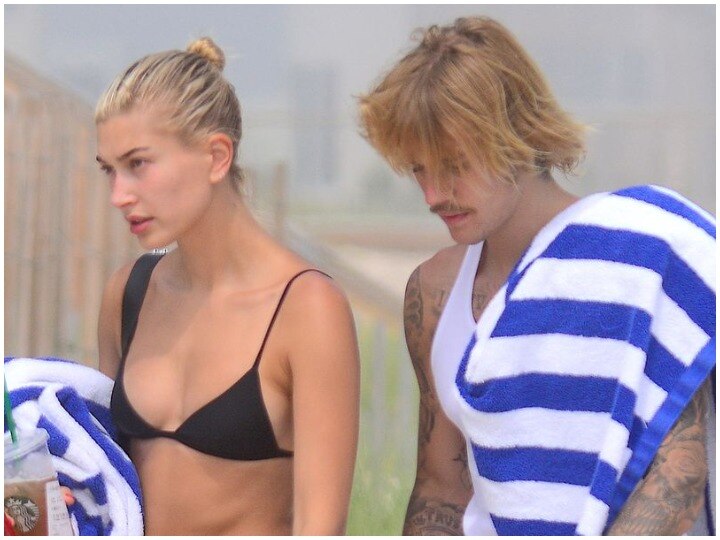 hailey baldwin reaction on fight with husband justin bieber हैली संग बीच पर लड़ते दिखे थे जस्टिन बीबर, अब पत्नी ने इस पर तोड़ी चुप्पी और बताया सच