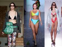 कलरफुल बिकिनी पहन मॉडल ने रैंप पर बिखेरे जलवे, देखें तस्वीरें