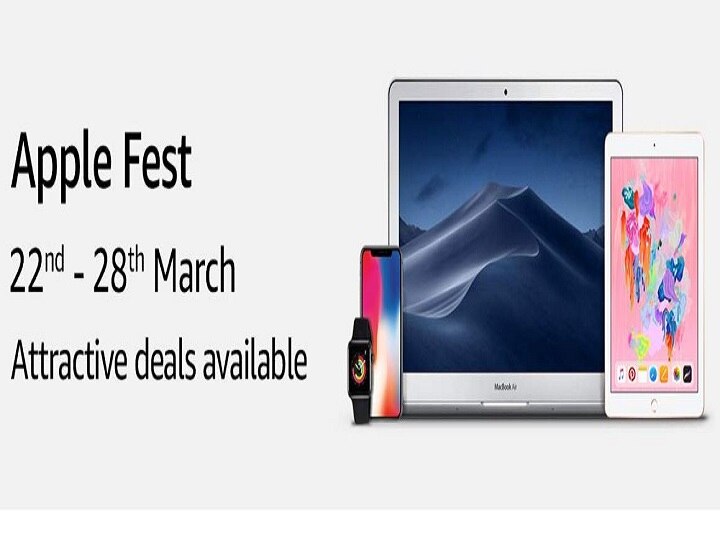 Apple Fest on Amazon India: iPhone X, iPhone XR get huge discount, Apple Watch, iPad and MacBook get cheaper Apple Fest: Amazon पर iPhone X, iPhone XR पर बेहतरीन डिस्काउंट, Watch, iPad और मैकबुक भी हुए सस्ते