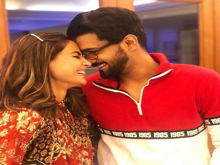 Hina Khan goes on midnight ride with boyfriend Rocky Jaisawal आधी रात को ब्यॉयफ्रेंड रॉकी के साथ राइड पर निकलीं टीवी एक्ट्रेस हीना खान