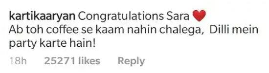 सारा अली खान की तस्वीर पर पहली बार कार्तिक आर्यन ने किया ऐसा कमेंट की शरमाए बिना नहीं रह पाएंगी सारा