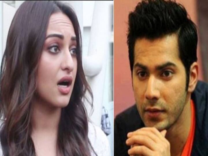वरुण धवन ने कहा 'भाभी' तो गुस्से में लाल सोनाक्षी सिन्हा ने लगा दी क्लास, देखें VIDEO varun dhawan calls sonakshi sinha bhabi here is sonakshi sinha's reaction वरुण धवन ने कहा 'भाभी' तो गुस्से में लाल सोनाक्षी सिन्हा ने लगा दी क्लास, देखें VIDEO