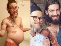 OMG! प्रेगनेंट पुरुष को देखा है कभी, ये तस्वीरें हैं गवाह, देखें यहां