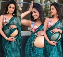 टीवी अभिनेत्री अनिता हसनंदानी ने फ्लॉन्ट किया \'बेली बंप\', पति रोहित रेड्डी ने किया मजाकिया कमेंट