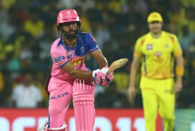 Rahane fined for slow overrate offence IPL 12 अजिंक्य रहाणे पर धीमी ओवर गति के कारण 12 लाख रुपये जुर्माना लगा