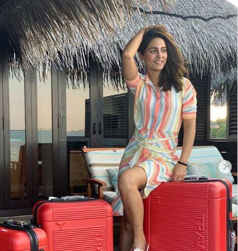 हिना खान की गिनती छोटे पर्दे के बड़े सितारों में की जाती है. सोशल मीडिया पर उनके चाहने वालों की तादाद लाखों में है. हिना सोशल मीडिया पर लगातार अपनी तस्वीरें शेयर करती रहती हैं. (तस्वीर: इंस्टग्राम)