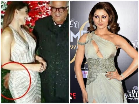 उर्वशी रौतेला को गलत तरीके से टच करते बोनी कपूर का वीडियो हो रहा था खूब वायरल, अभिनेत्री ने दिया ये रिएक्शन उर्वशी रौतेला को गलत तरीके से टच करते बोनी कपूर का वीडियो हो रहा था खूब वायरल, अभिनेत्री ने दिया ये रिएक्शन