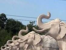 लखनऊ: पार्कों में लगी हाथी की मूर्तियों को ढकने का आदेश नहीं मिला- जिला प्रशासन