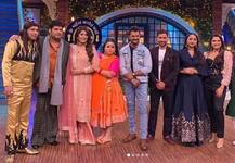 भोजपुरी स्टार्स निरहुआ, आम्रपाली दुबे और खेसारीलाल यादव ने की कपिश शर्मा के शो में जमकर मस्ती