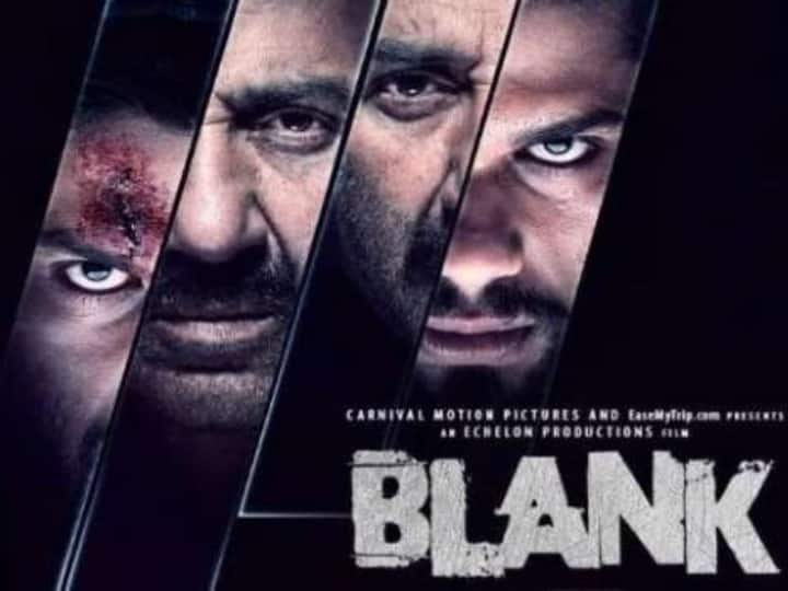 Sunny Deol Karan kapadia film Blank trailer release Blank Trailer: सनी देओल के साथ जबरदस्त एक्शन कर रहे हैं डिंपल कपाड़िया के भतीजे करण कपाड़िया