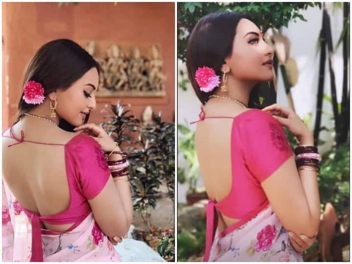 First Look: 'दबंग 3' में ऐसी दिखेंगी सोनाक्षी सिन्हा, सामने आया फर्स्ट लुक Sonakshi Sinha reveals her first look from Dabangg 3 and it is too beautiful First Look: 'दबंग 3' में ऐसी दिखेंगी सोनाक्षी सिन्हा, सामने आया फर्स्ट लुक