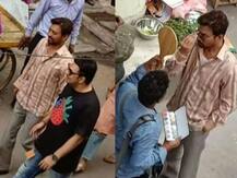 कैंसर के इलाज के बाद पहली बार शूटिंग पर पहुंचे इरफान खान, अंग्रेजी मीडियम के सेट से सामने आई तस्वीरें