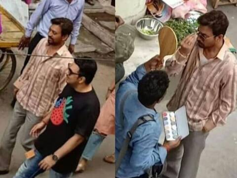 कैंसर के इलाज के बाद पहली बार शूटिंग पर पहुंचे इरफान खान, अंग्रेजी मीडियम के सेट से सामने आई तस्वीरें कैंसर के इलाज के बाद पहली बार शूटिंग पर पहुंचे इरफान खान, अंग्रेजी मीडियम के सेट से सामने आई तस्वीरें