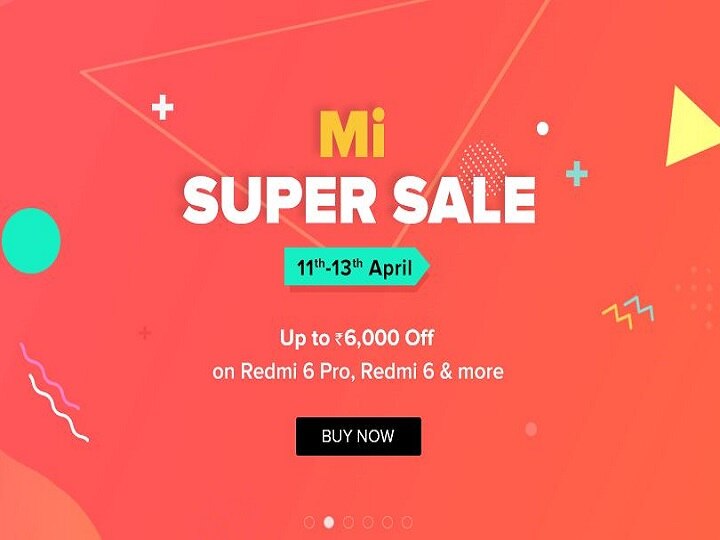 Mi Super Sale- शाओमी पोको F1, रेडमी नोट 5 प्रो, रेडमी Y2 और दूसरे फोन पर बेहतरीन ऑफर्स Mi Super Sale- offers on xiaomi poco f1, redmi note 5 pro, redmi y2 and more Mi Super Sale- शाओमी पोको F1, रेडमी नोट 5 प्रो, रेडमी Y2 और दूसरे फोन पर बेहतरीन ऑफर्स