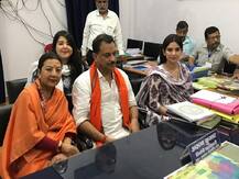 सारण: राजीव प्रताप रूडी ने भरा नामांकन, बोले- मैं चंद्रिका राय को नहीं जानता